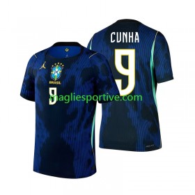Completo Calcio Brasile Matheus Cunha 9 Divisa Trasferta Mondiali 2026